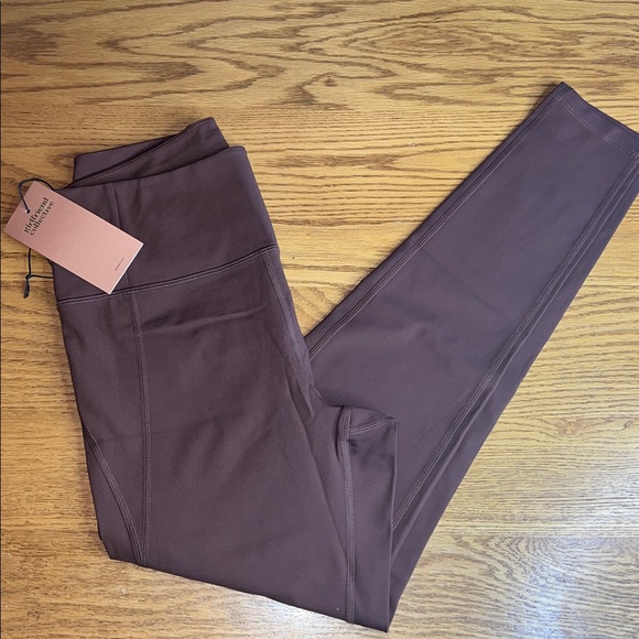 Girlfriend Collective Brown Leggings - Picture 1 of 3
